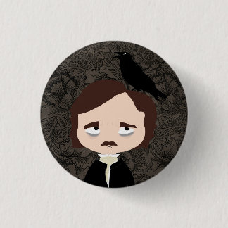 Edgar Allan Poe 3 Cm Round Badge