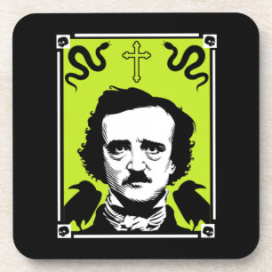 Edgar Allan Poe Anniversary January 19 Coaster