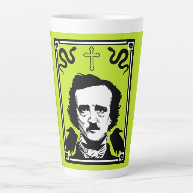 Edgar Allan Poe Anniversary January 19      Latte Mug (Front)
