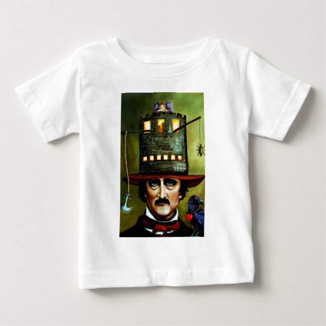 Edgar Allan Poe Baby T-Shirt (Front)