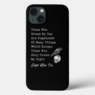 Edgar Allan Poe Bookworm Gifts Writer English Teac iPhone 13 Case