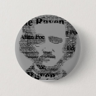 Edgar Allan Poe Bottom 6 Cm Round Badge
