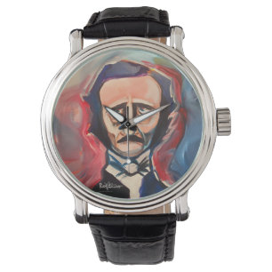 Edgar Allan Poe by Mark Redfield Oversized Watch