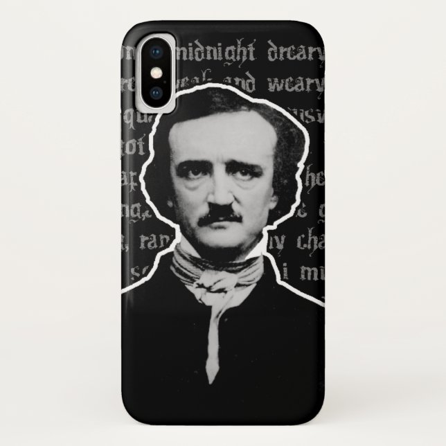 Edgar Allan Poe Case-Mate iPhone Case (Back)