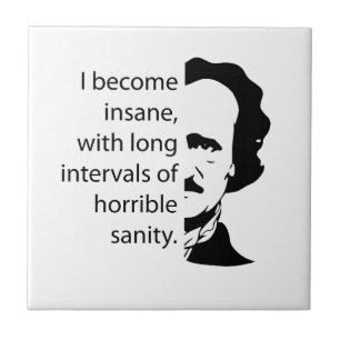 Edgar Allan Poe Ceramic Tile