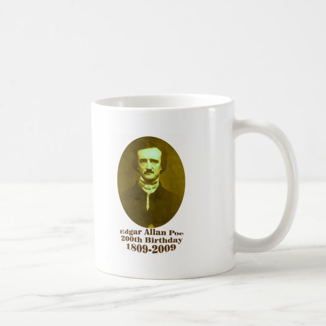 Edgar Allan Poe Coffee Mug (Right)