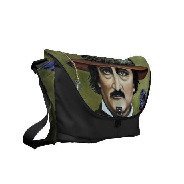 Edgar Allan Poe Courier Bag (Front Left)