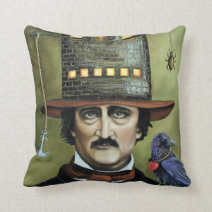 Edgar Allan Poe Cushion