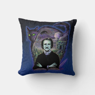Edgar Allan Poe Gothic Cushion