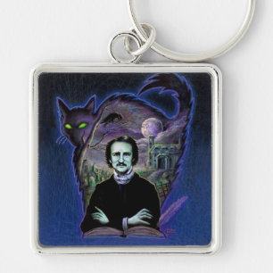 Edgar Allan Poe Gothic Key Ring
