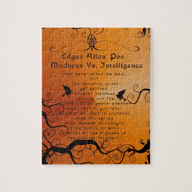 Edgar Allan Poe Jigsaw Puzzle (Vertical)