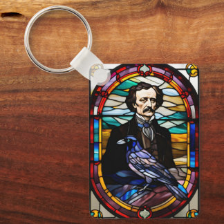 Edgar Allan Poe Key Ring