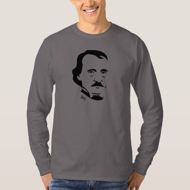 Edgar Allan Poe Long Sleeve T-Shirt (Front)