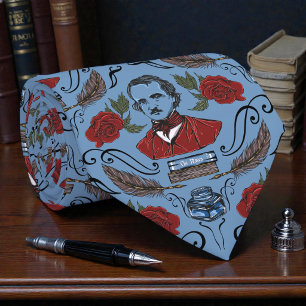 Edgar Allan Poe Necktie Tie