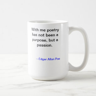 Edgar Allan Poe Poetry Mug