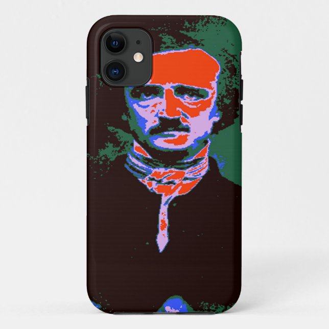 Edgar Allan Poe Pop Art Case-Mate iPhone Case (Back)