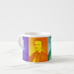 Edgar Allan Poe Pop Art Espresso Mug