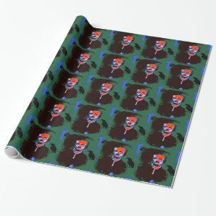 Edgar Allan Poe Pop Art Wrapping Paper