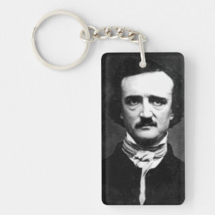 Edgar Allan Poe Portrait Key Ring