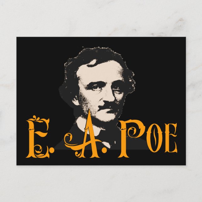 Edgar Allan Poe Postcard (Front)