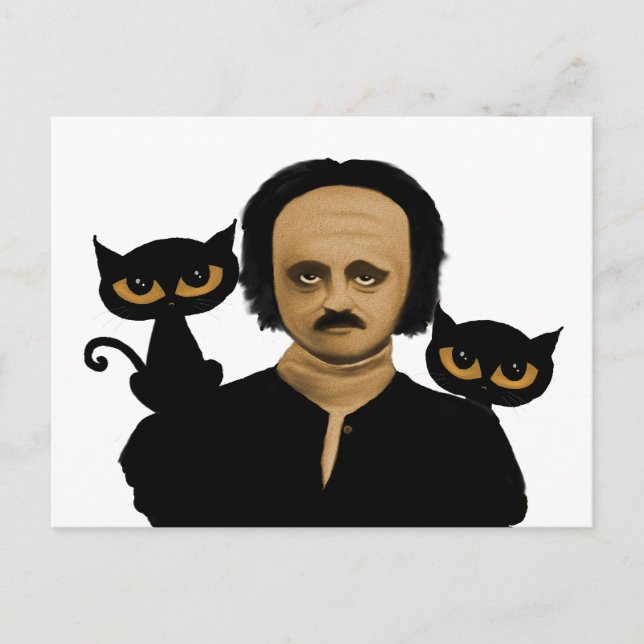 edgar allan poe postcard (Front)
