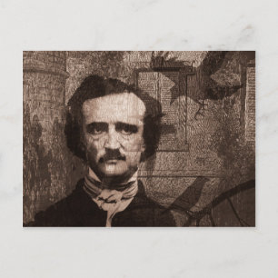 Edgar Allan Poe Postcard