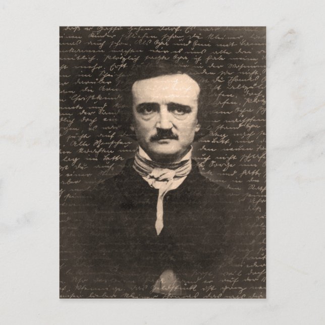 Edgar Allan Poe Postcard (Front)