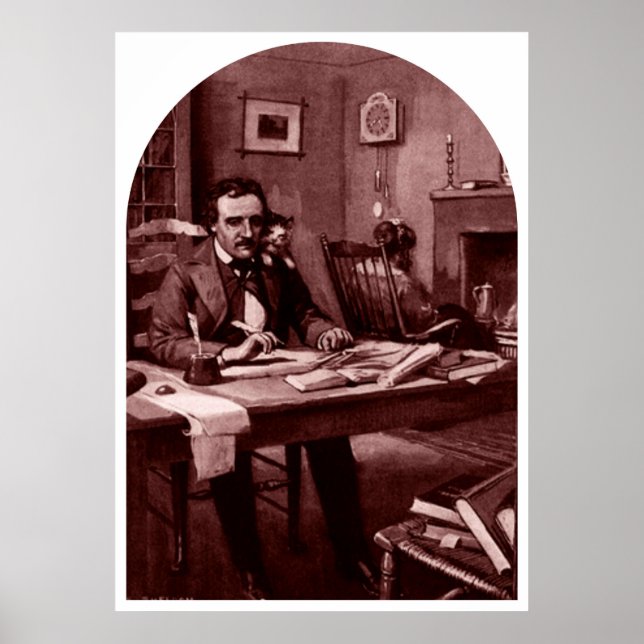 Edgar Allan Poe print number 6 (Front)