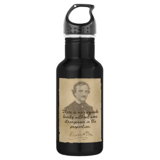 Edgar Allan Poe Quote - Beauty Water Bottle