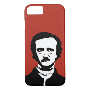 Edgar Allan Poe Silhouette iPhone 8/7 Case