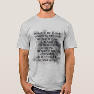 Edgar Allan Poe Spirits of the Dead Halloween Poem T-Shirt