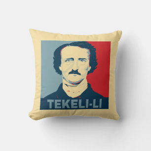 Edgar Allan Poe TEKELI-LI Hope Style Cushion