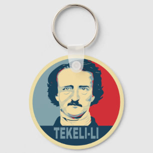 Edgar Allan Poe TEKELI-LI Hope Style Key Ring