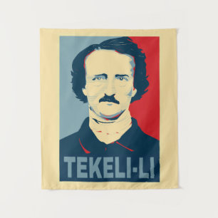 Edgar Allan Poe TEKELI-LI Hope Style Tapestry