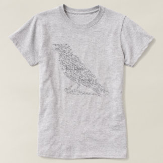 Edgar Allan Poe The Raven Ladies Typography Shirt