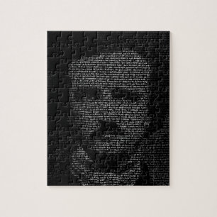 Edgar Allan Poe (TypeFace) Jigsaw Puzzle