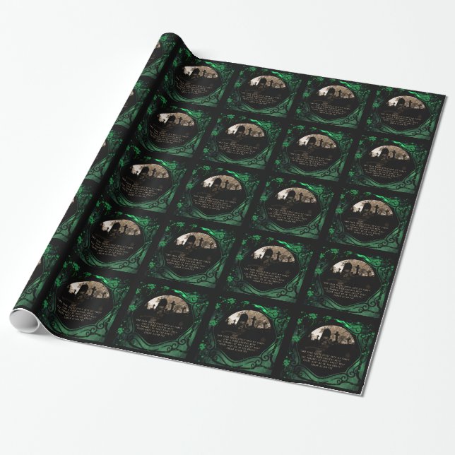 Edgar Allan Poe Wrapping Paper (Unrolled)