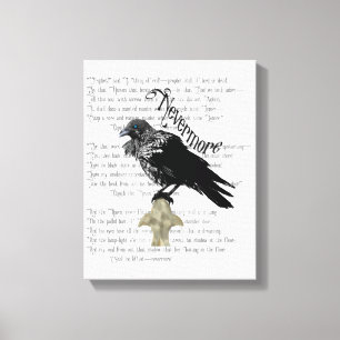 Edgar Allan Poe's The Raven Canvas Print