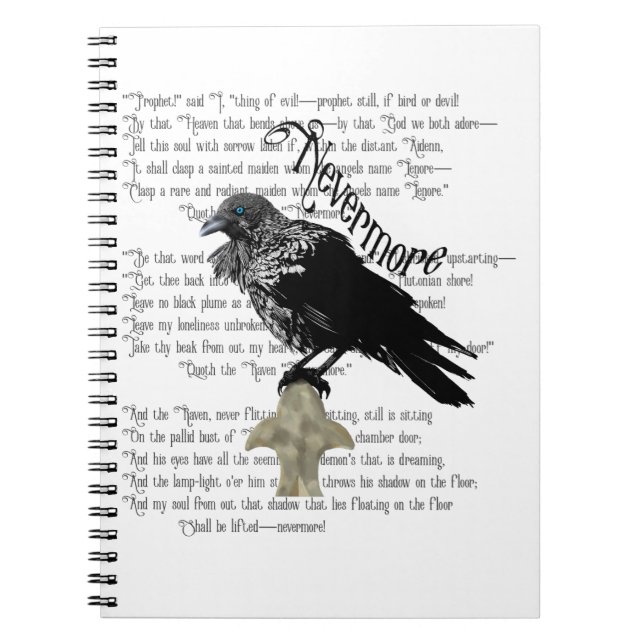 Edgar Allan Poe's The Raven Notebook (Front)