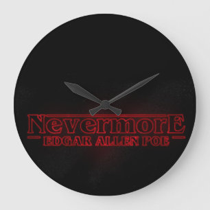 Edgar Allen Poe Clock