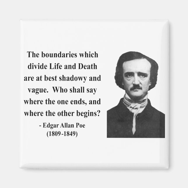 Edgar Allen Poe Quote 10b Magnet (Front)