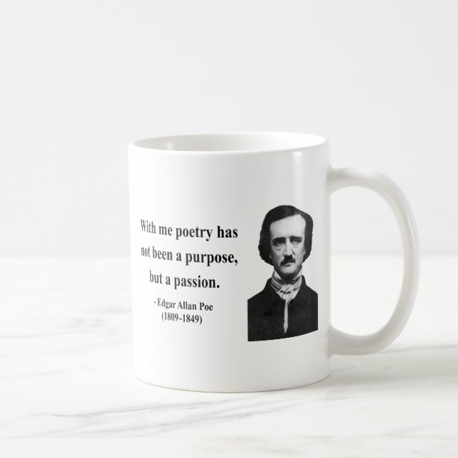 Edgar Allen Poe Quote 11b Coffee Mug (Right)