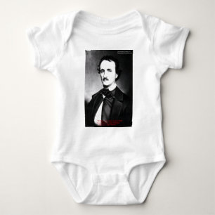 Edgar Allen Poe "Religion Is" Wisdom Quote Gifts Baby Bodysuit