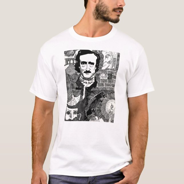 Edgar Allen Poe T-Shirt (Front)