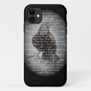 Edgar Allen Poe "The Raven" Halloween Poem bird Case-Mate iPhone Case