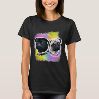 Edgar & Maya PewDiePie Pugs 518 T-Shirt
