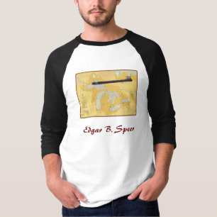 Edgar B. Speer Great Lakes Ship on Chart T-Shirt