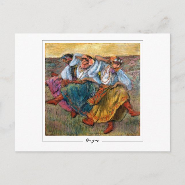 Edgar Degas #6-2 - Fine Art Postcard (Front)