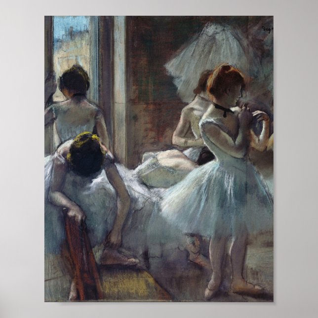 Edgar Degas -  A Group of Dancers Poster (Front)
