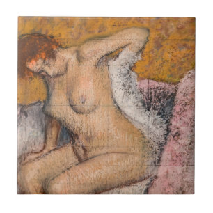 Edgar Degas - After the Bath Ceramic Tile